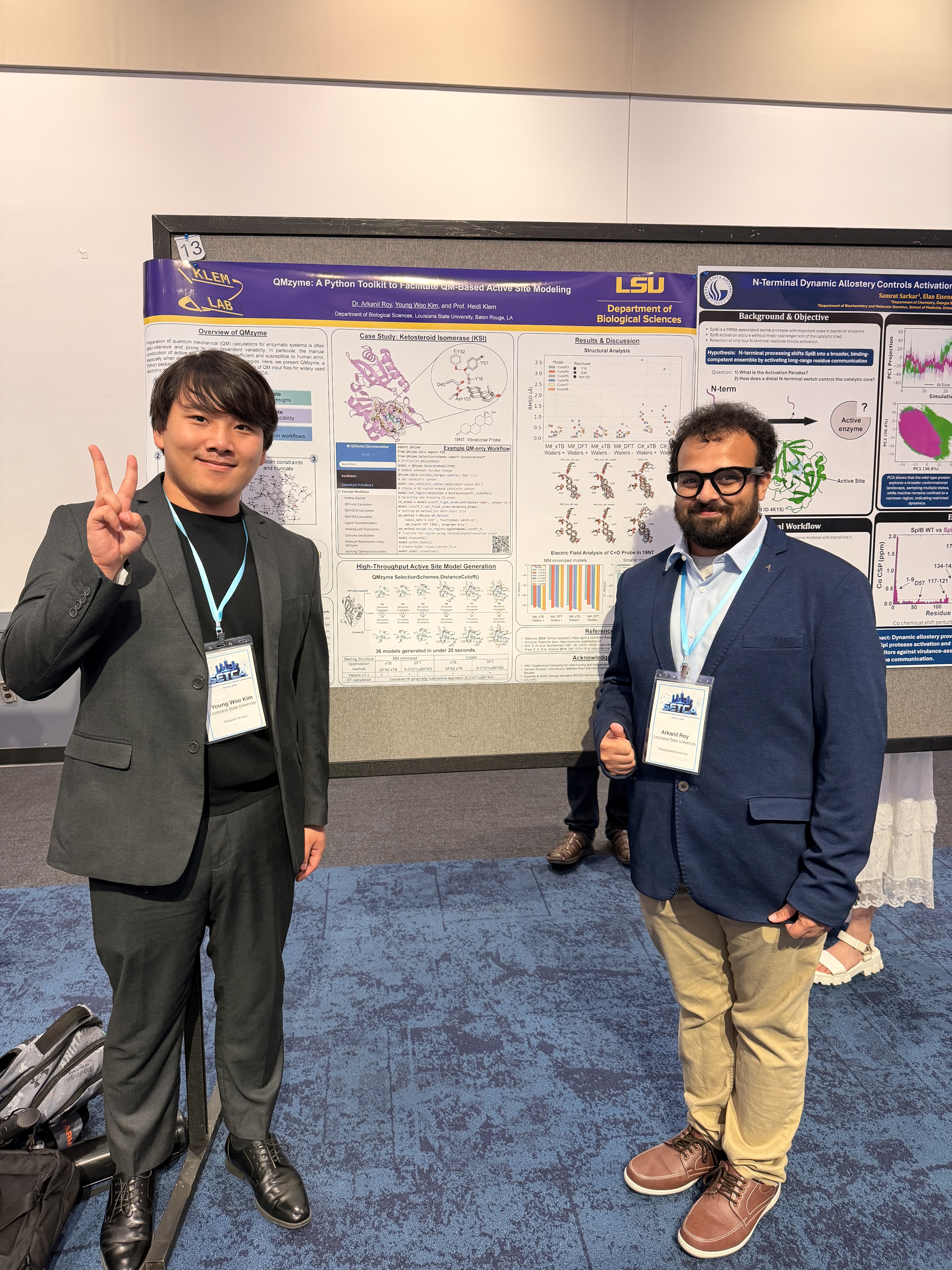 Arkanil Roy and Young Woo Kim at SETCA 2026